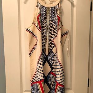 High neck summer dress